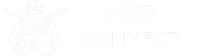 CORR CONNECT logo white2